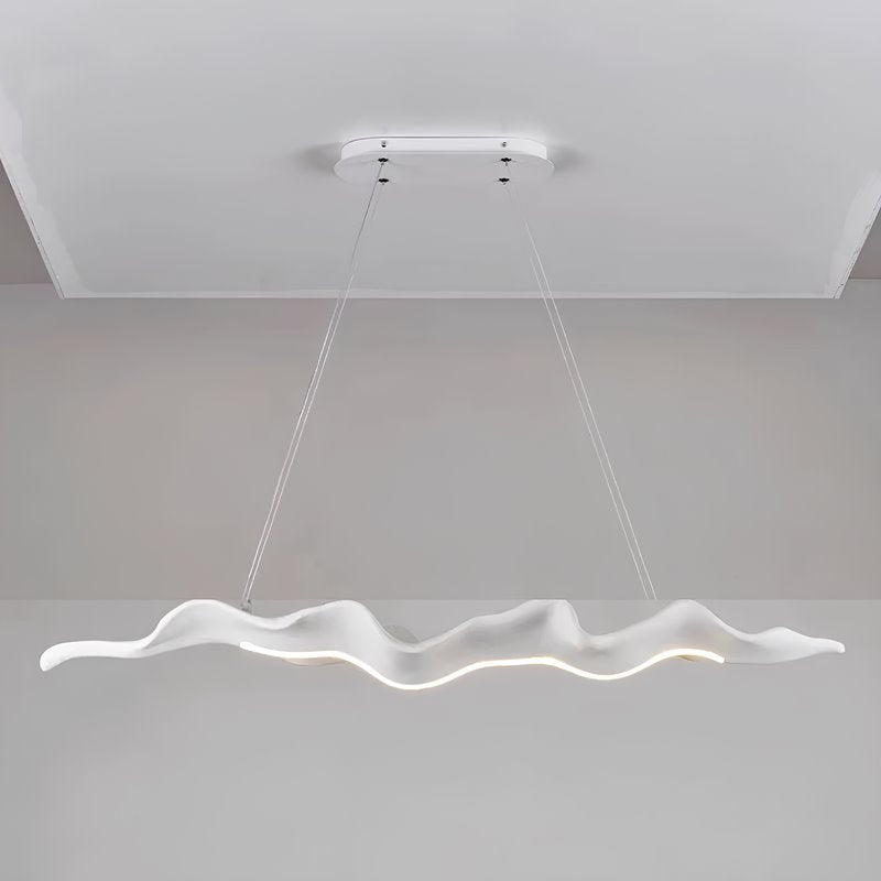 Lustre Folha Estilo Nórdico Lustre Pendente 05 Clareatte Branco 