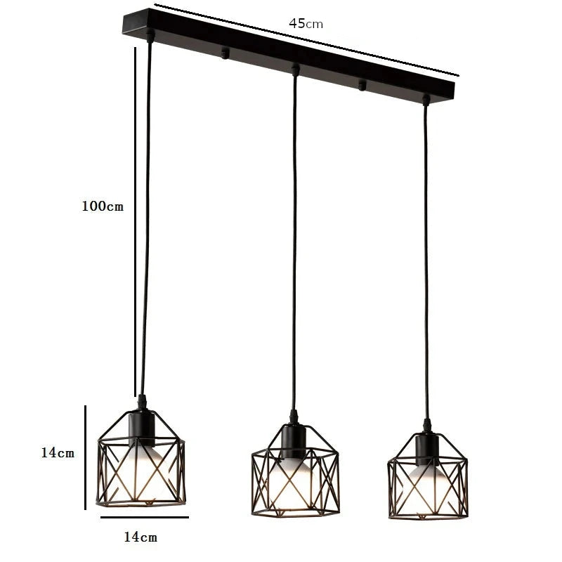 Lustre Pendente Triplo Lustre Pendente 01 Clareatte Modelo 03 