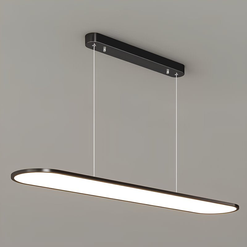 Lustre Pendente Ultrafino Lustre Pendente 07 Clareatte Preto 